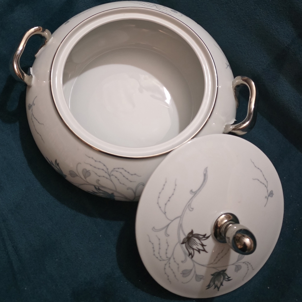 Baronet China "Silver Arbor" Vegetable Tureen